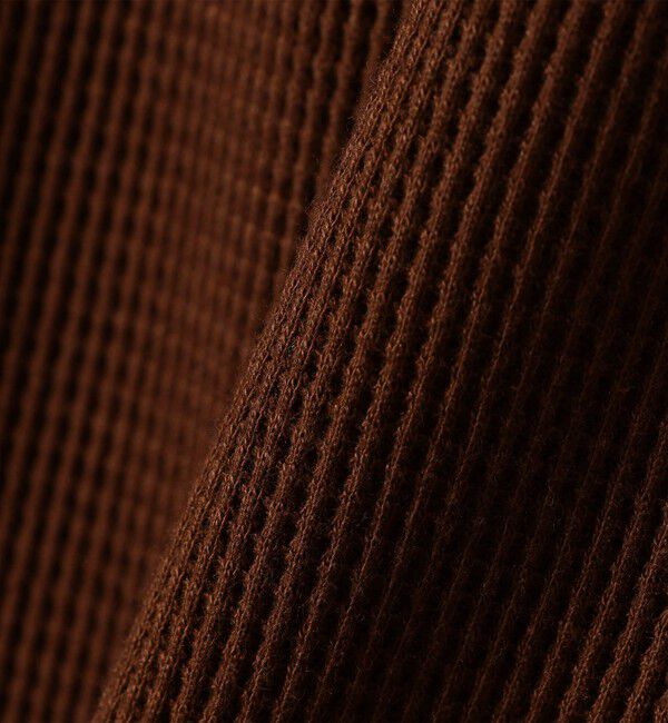 SHIPS any「SHIPS any:〈洗濯機可能〉ワッフル ワイド コクーン ドルマン TEE」|Tシャツ・カットソー|