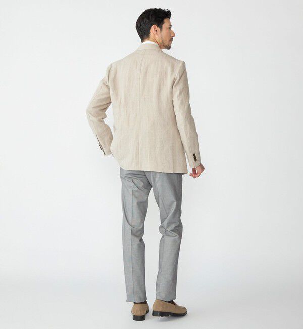 SHIPS「SHIPS: リネン ソリッド シャツ ジャケット」|テーラードジャケット|