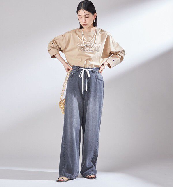 SHIPS for women「【SHIPS別注】Champion: プリント ロングスリーブ TEE」|Tシャツ・カットソー|