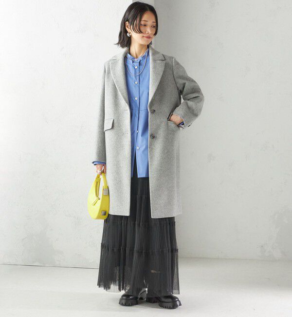 SHIPS for women「〈手洗い可能〉チュール プリーツ ティアード スカート」|スカート|