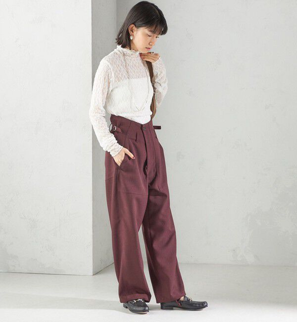 SHIPS for women「【SHIPS別注】GOLDEN MILLS: 〈手洗い可能〉2WAY ベイカー パンツ」|その他|