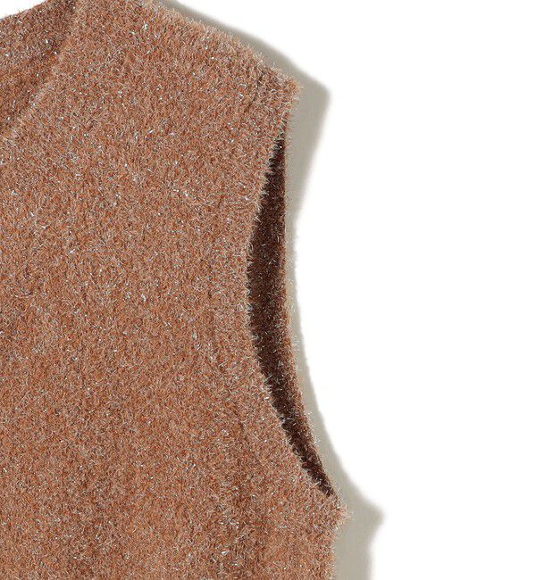 SHIPS for women「〈手洗い可能〉ラメ ニット ベスト」|ベスト・ジレ|