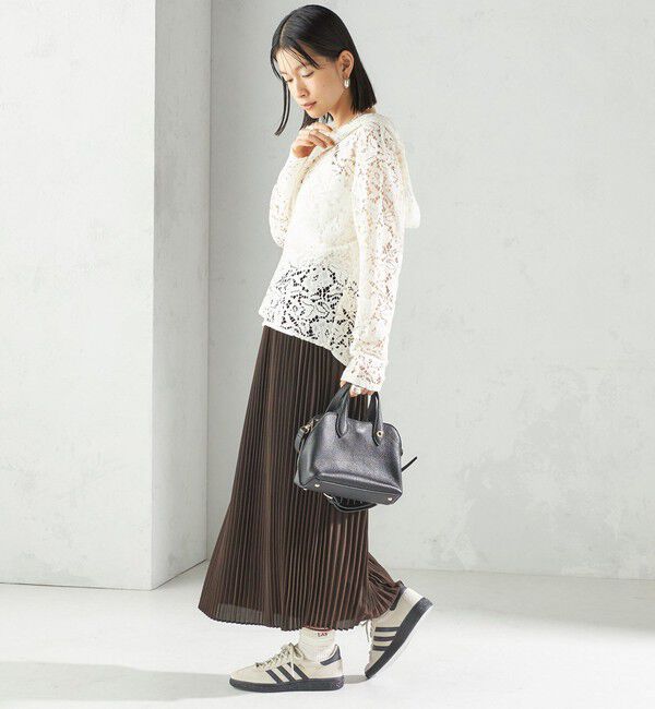 SHIPS for women「〈手洗い可能〉レース ジップアップ パーカ」|パーカー|