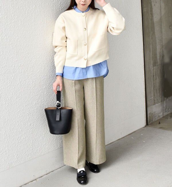 SHIPS Colors 「《新色・追加予約》SHIPS Colors:〈手洗い可能〉メタルボタン クルーネック カーディガン◆」|カーディガン|