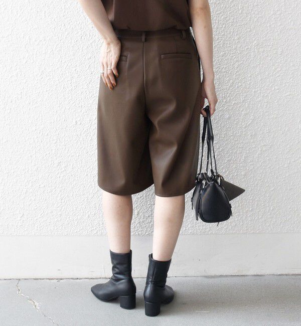 SHIPS any「SHIPS any: センター ピンタックライン ハーフパンツ」|その他|