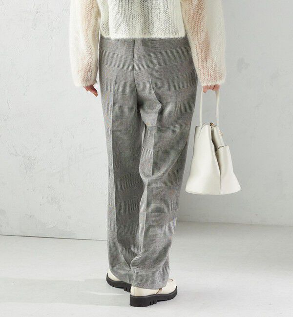SHIPS for women「〈手洗い可能〉ウォッシャブル ウール タック パンツ」|その他|