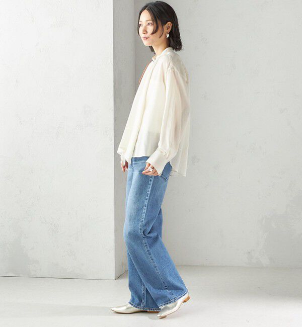 SHIPS for women「Vカット フラット パンプス」|パンプス|