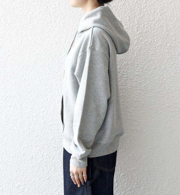 SHIPS any「《一部追加予約》【SHIPS any別注】THE KNiTS:〈洗濯機可能〉ロゴプリント フーディー パーカー」|パーカー|