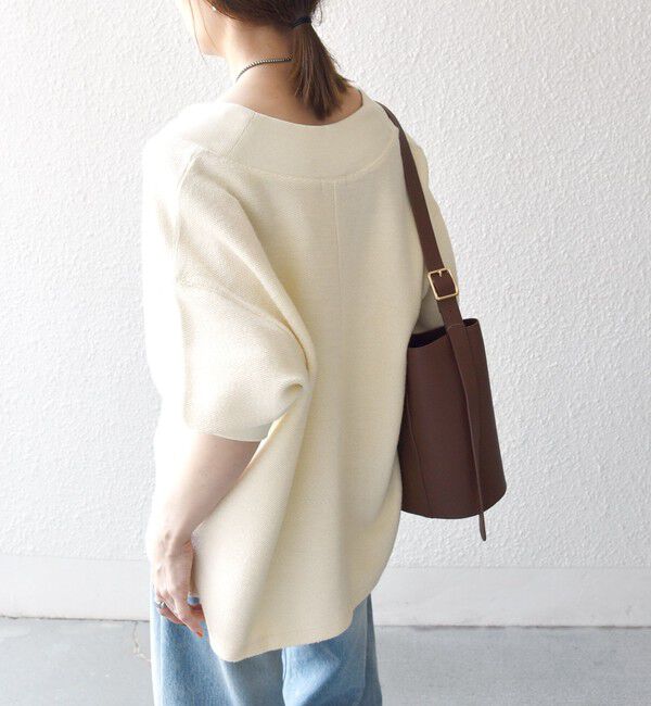 SHIPS any「SHIPS any:〈手洗い可能〉サカリバ 深Vネック ルーズ プルオーバー」|Tシャツ・カットソー|