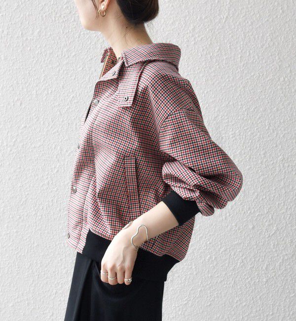 SHIPS any「SHIPS any: ガンクラブ チェック ハンティング ブルゾン」|ブルゾン・スタジャン|