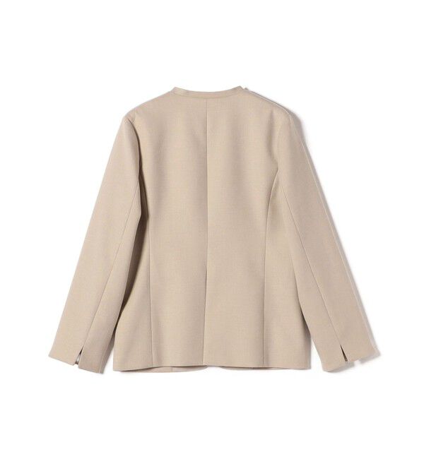 SHIPS for women「〈手洗い可能〉DELEGANT ダブルカラー ジャケット（セットアップ対応）」|ノーカラージャケット|