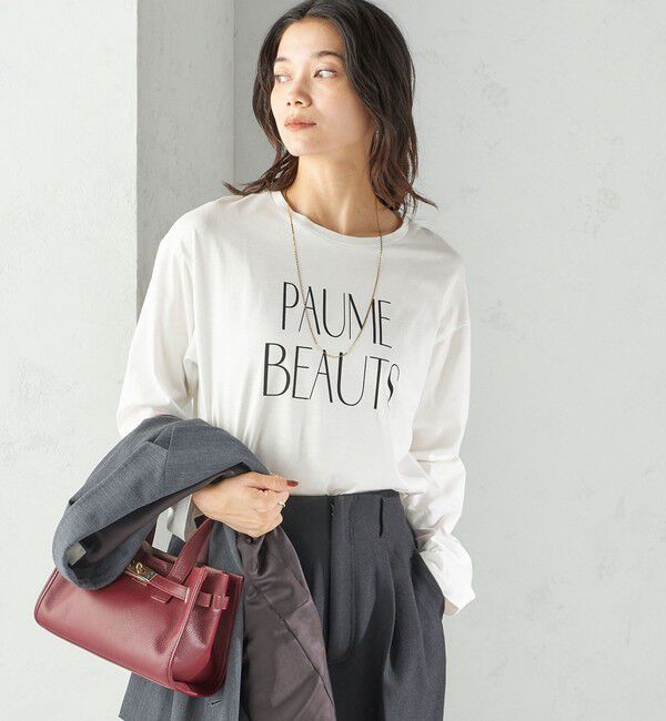 SHIPS for women「プリント ロゴ ロング スリーブ TEE」|Tシャツ・カットソー|