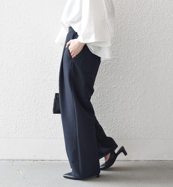 SHIPS any「SHIPS any:〈洗濯機可能〉裏起毛 イージー タック パンツ」|その他|