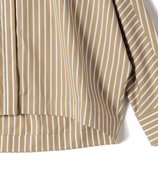 SHIPS for women「〈手洗い可能〉コットン ポリエステル ストライプ ドルマン 長袖 シャツ」|シャツ・ブラウス|