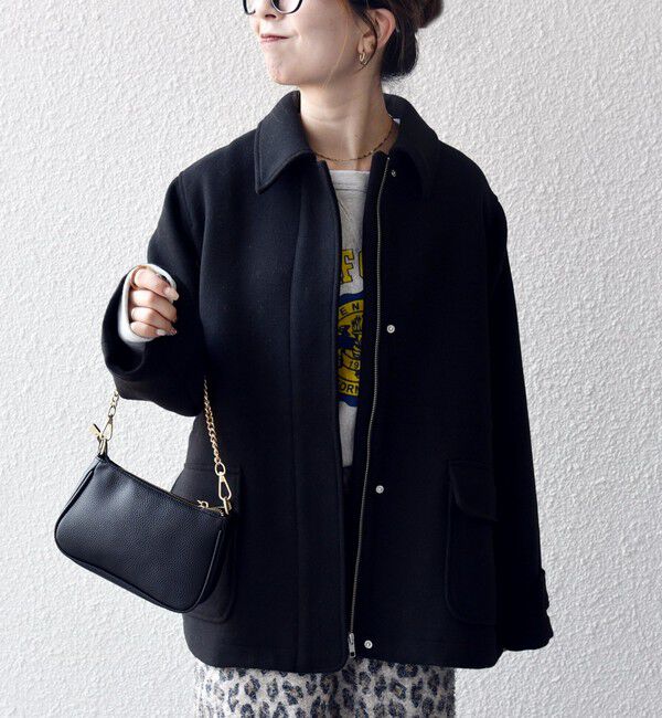 SHIPS any「SHIPS any: メルトン ジップ フィールド コート」|その他|