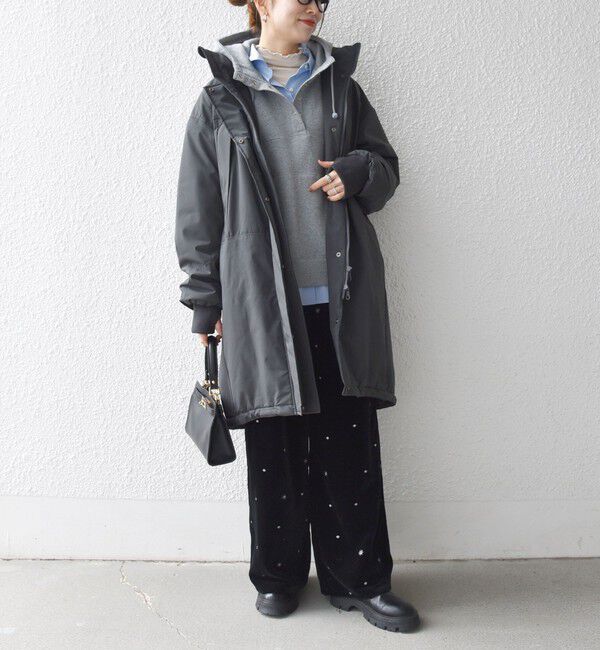 SHIPS any「SHIPS any:〈多機能〉中綿 2WAY スタンドカラー モンスター コート」|その他|