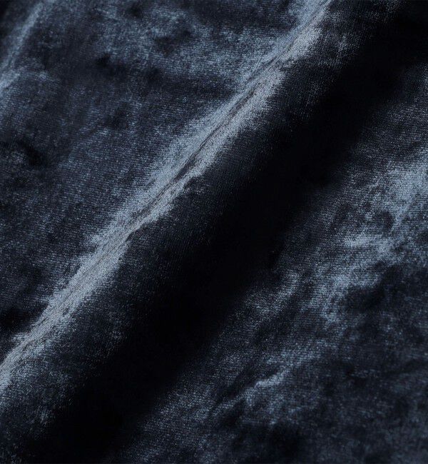 SHIPS for women「〈手洗い可能〉スノー クラッシュ ポリエステル ベロア サイド スリット キャミ」|キャミソール|