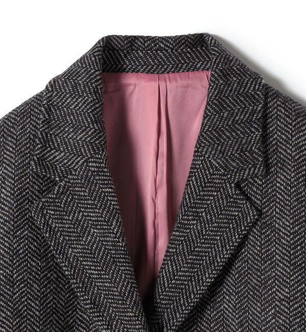 SHIPS for women「SHIPS Primary Navy Label:ヘリンボーンツイード ジャケット コート」|その他|