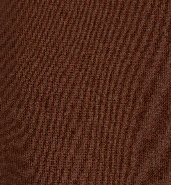 CABaN「コットンカシミヤ バイカラークルーネックカーディガン」|カーディガン|