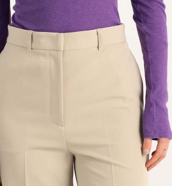 Ballsey「ライトダブルクロス セミフレアパンツ」|スラックス|