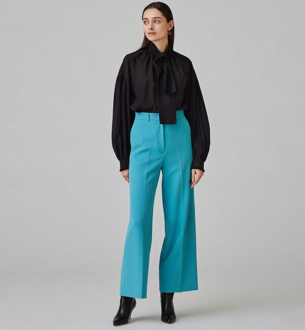 Ballsey「ライトダブルクロス セミフレアパンツ」|スラックス|