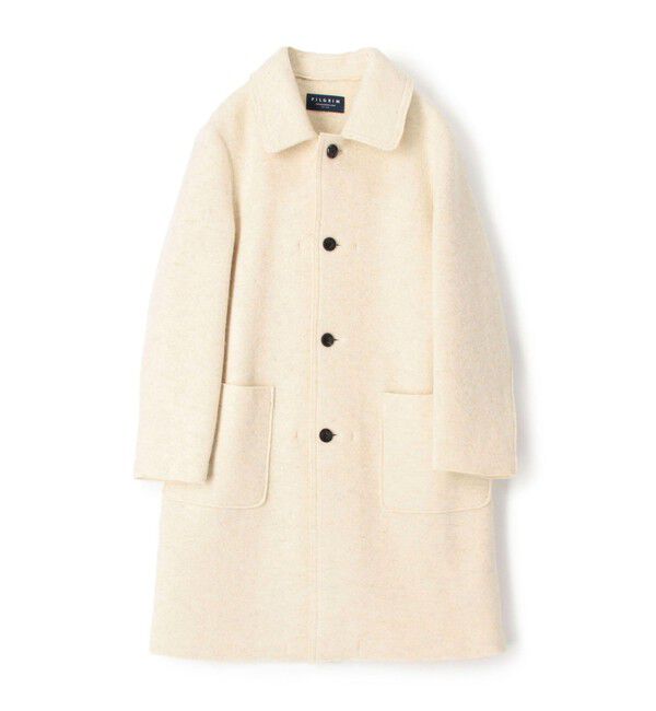 TOMORROWLAND MENS「ローデンニット マックコート」|ステンカラーコート|13 ライトグレー