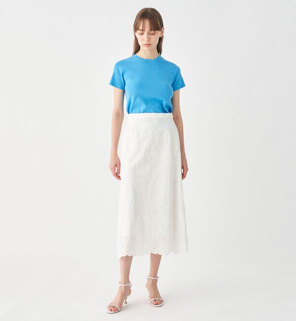 Ballsey「ハイゲージコットン ハーフスリーブプルオーバー」|ニット・セーター|