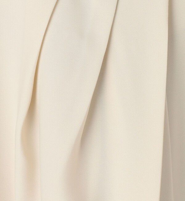 Ballsey「コンフォートストレッチツイル アシンメトリータックブラウス」|シャツ・ブラウス|