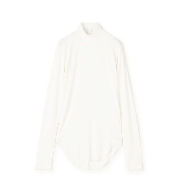 GALERIE VIE「レーヨンカシミヤジャージー ハイネックプルオーバー」|Tシャツ・カットソー|11 ホワイト