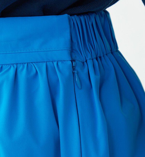 Ballsey「ストレッチタフタ ボリュームギャザースカート」|フレア|