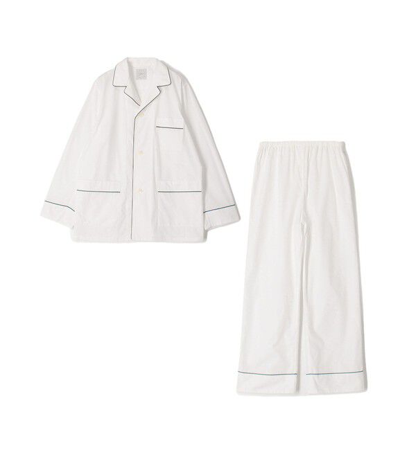 TOMORROWLAND HOME「コットンブロード パジャマ（ウィメンズ）」|ルームウェア|11 ホワイト
