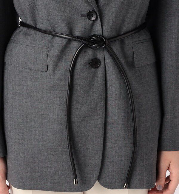 TOMORROWLAND collection「スーパートロピカルウール ベルテッドジャケット」|テーラードジャケット|