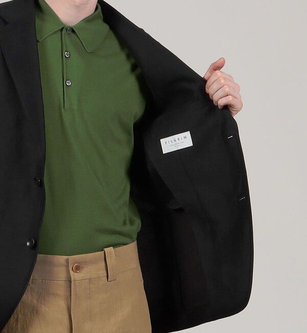 TOMORROWLAND MENS「リネンキュプラ シューティングジャケット」|テーラードジャケット|