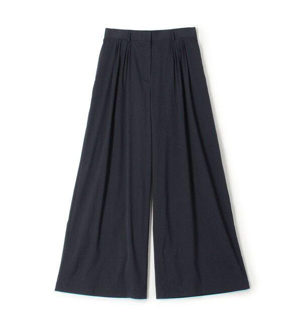 DES PRES「コットンストレッチポプリン フロントマルチタックパンツ」|スラックス|69 ネイビー