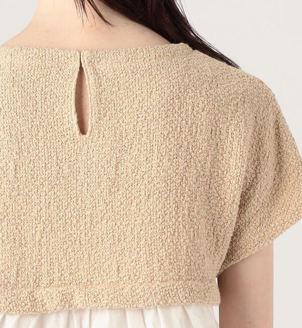 Ballsey「バルキーヤーンジャージーコンビ ティアードプルオーバー」|Tシャツ・カットソー|