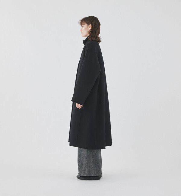 GALERIE VIE「ダブルフェイス ロングコート」|チェスターコート|