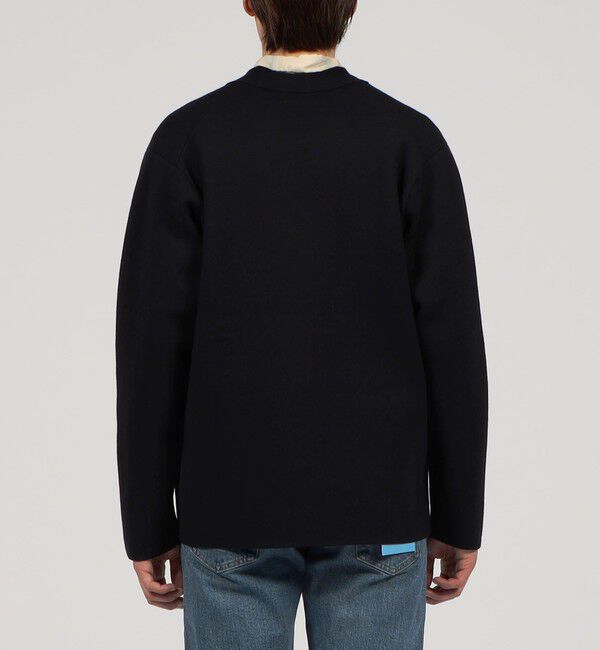 TOMORROWLAND MENS「TOMORROWLAND tricot ウールポリエステルミラノリブ Vネックカーディガン」|カーディガン|