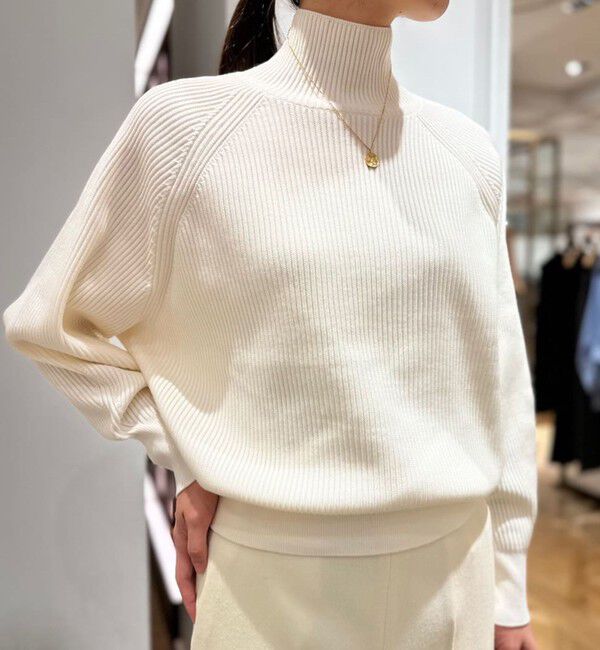 Ballsey「リンクスリブ ハイネックプルオーバー」|ニット・セーター|11 ホワイト