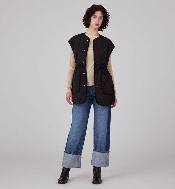 キルティング クルーネックジレ（MACPHEE）｜ルミネのファッション通販