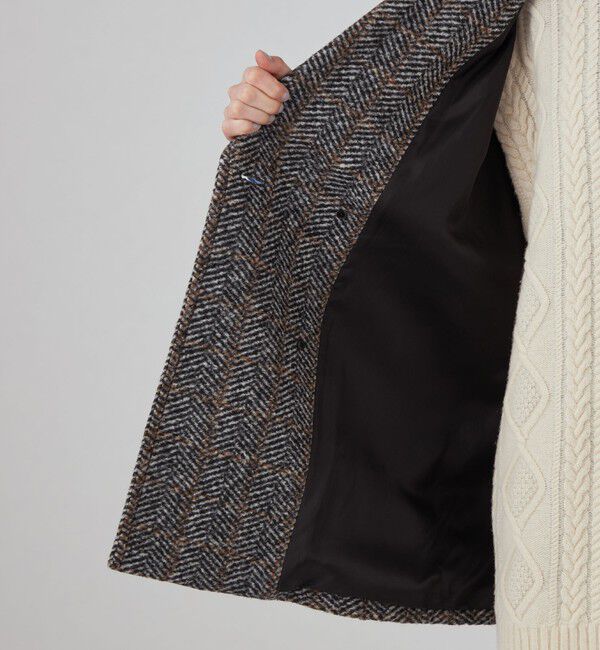 MACPHEE「へリンボンスライバー ダブルブレストコート」|その他|