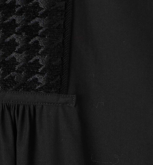 TOMORROWLAND collection「ブラックコンビネーション ロングブラウス」|シャツ・ブラウス|