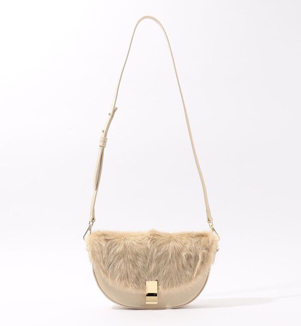 TOMORROWLAND GOODS「TOMORROWLAND フラップ フェイクファーバッグ」|ショルダー・メッセンジャー|