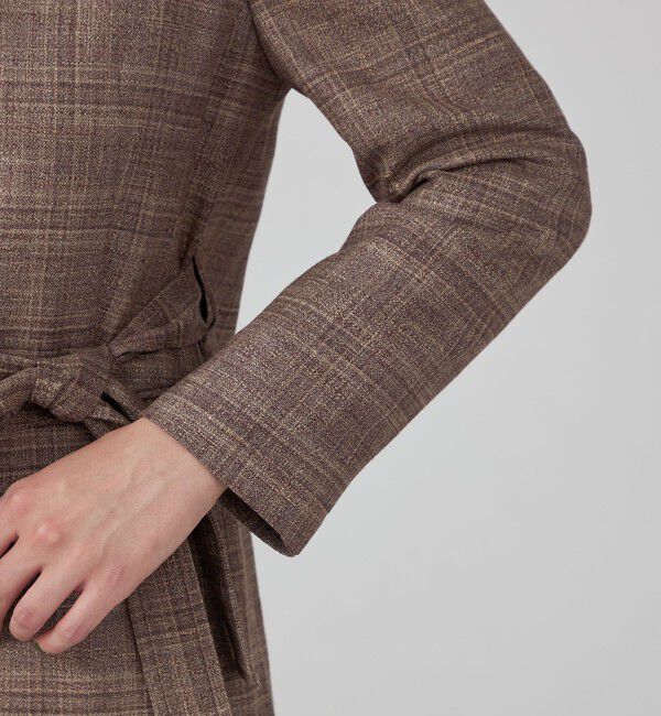 TOMORROWLAND collection「シャドウウィンドウ カラーレスジャケット」|ノーカラージャケット|