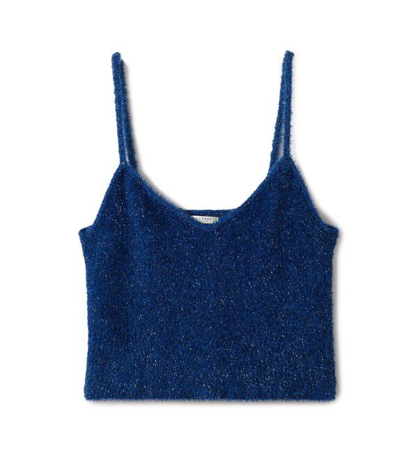 MACPHEE「ルレックスシェニール キャミソール」|キャミソール|65 ブルー