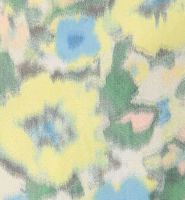 Ballsey「ブルードフラワージャカード ギャザースカート」|フレア|