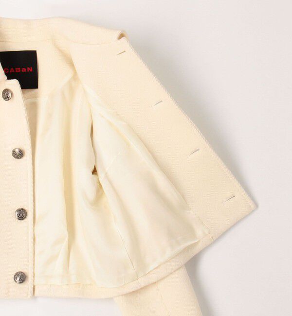CABaN「WOOL KARSEY ショートジャケット」|ブルゾン・スタジャン|