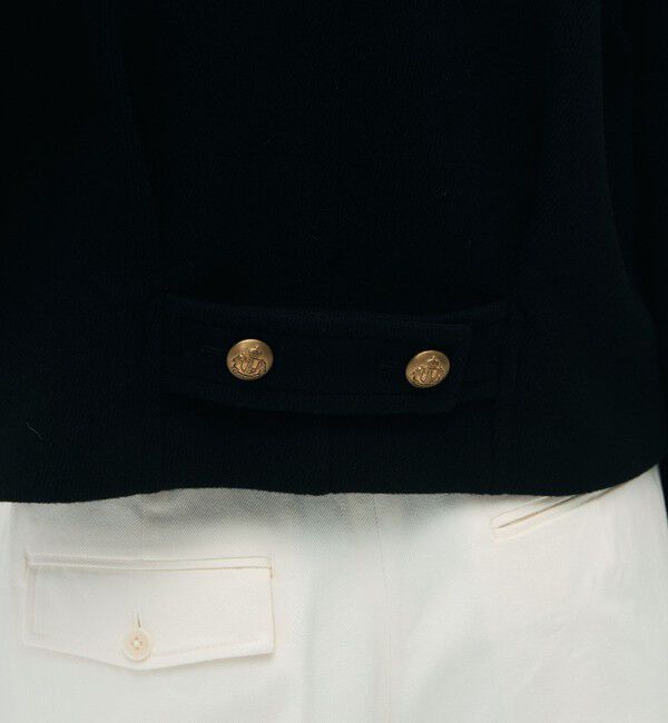 CABaN「WOOL KARSEY ショートジャケット」|ブルゾン・スタジャン|