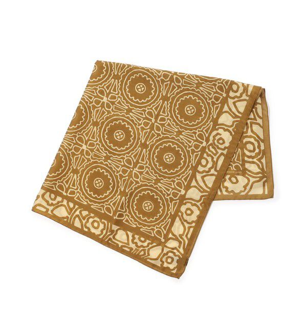 TOMORROWLAND GOODS「TOMORROWLAND MADE IN ITALY コットンシルクスカーフ」|バンダナ・スカーフ|26 ブラウン系