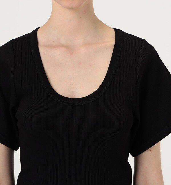 TOMORROWLAND GOODS「BY MALENE BIRGER LUNAI　UネックTシャツ」|Tシャツ・カットソー|