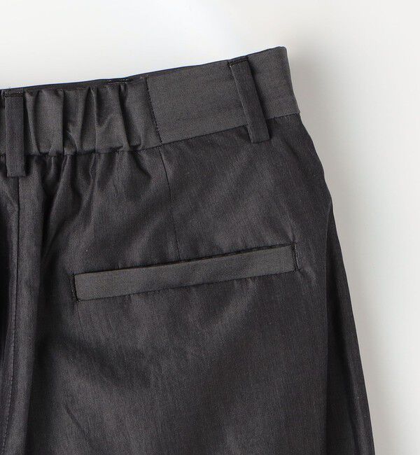 CABaN「シャトルポプリン 2タックワイドパンツ」|チノ|